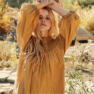 DOEN Theda dress wheat